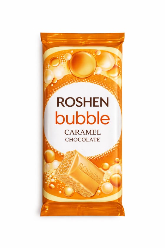 Roshen bubble karamel, 80qr