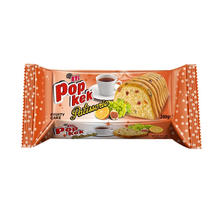Keks Eti Pop, meyvə ilə, 200 q