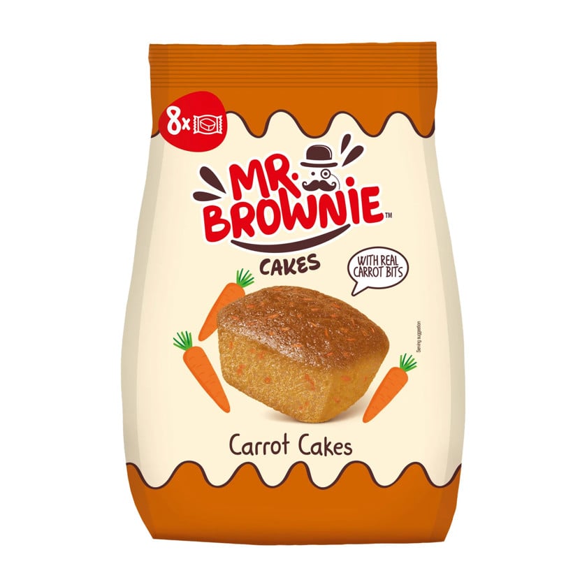 Brauni Mr.Brownie Carrot cakes, 200 q, 8 əd