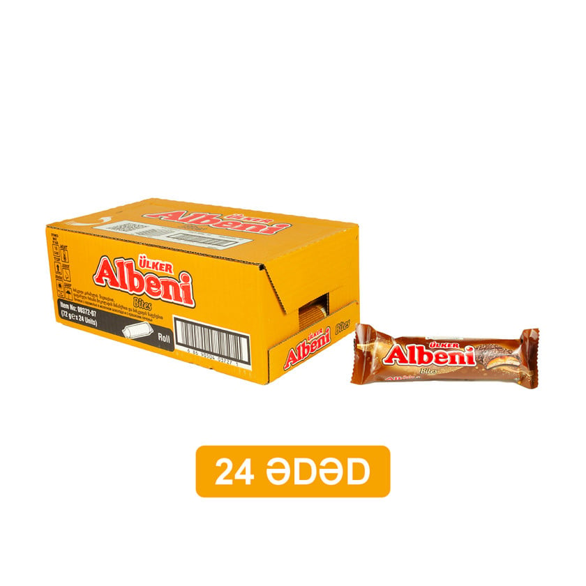 Peçenye Ülker Albeni Bites 72 q, 24 əd