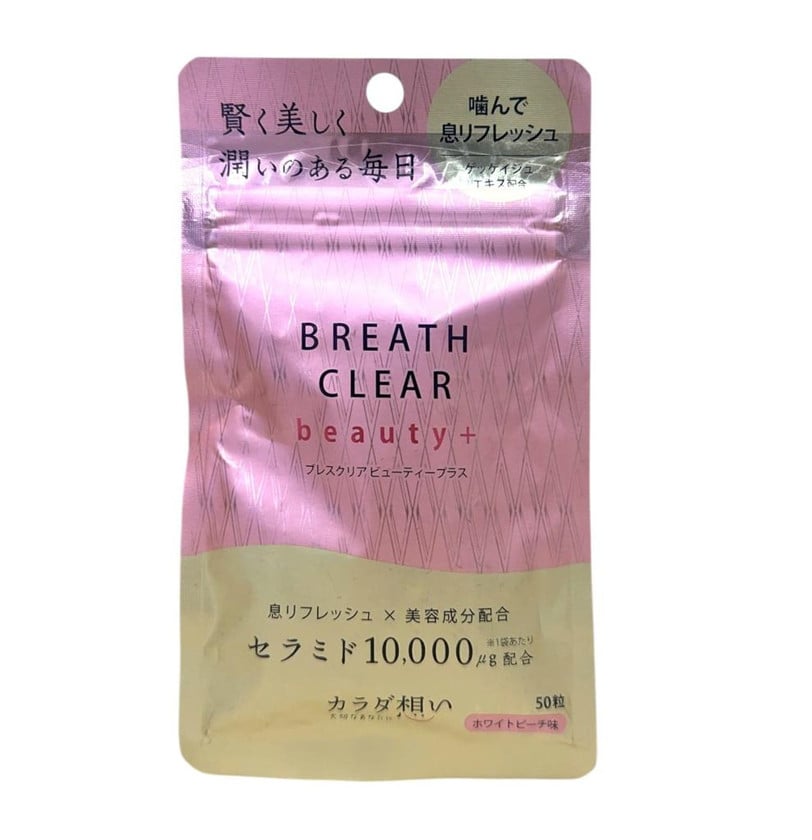 Mədə refluksundan əziyyət çəkənlər üçün və təravətləndirici tabletələr Breath Clear Beauty+, 10 q