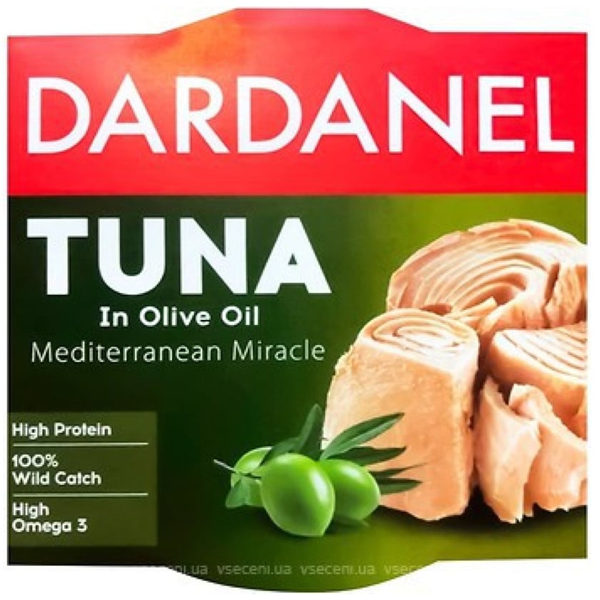Zeytun yağında tunes tikələri Dardanel 100 q By Birmarket