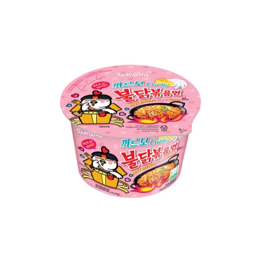 Əriştə Samyang Hot Chicken Ramen Carbonara, 105 q