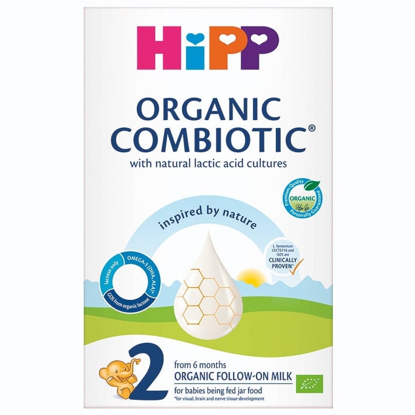 Quru süd qarışığı HiPP 2 Combiotic orqanik, 300 q, 6 ayından