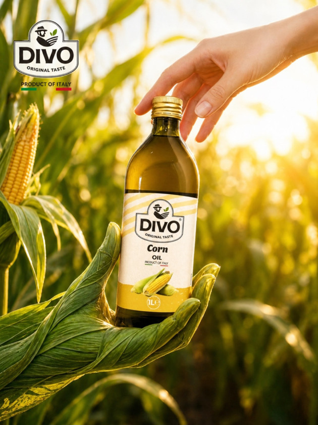 Qarğıdalı yağı Divo 1 l.