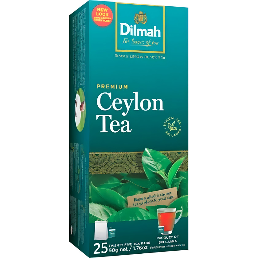 Paket çayı Dilmah Premium Ceylon, 25 əd