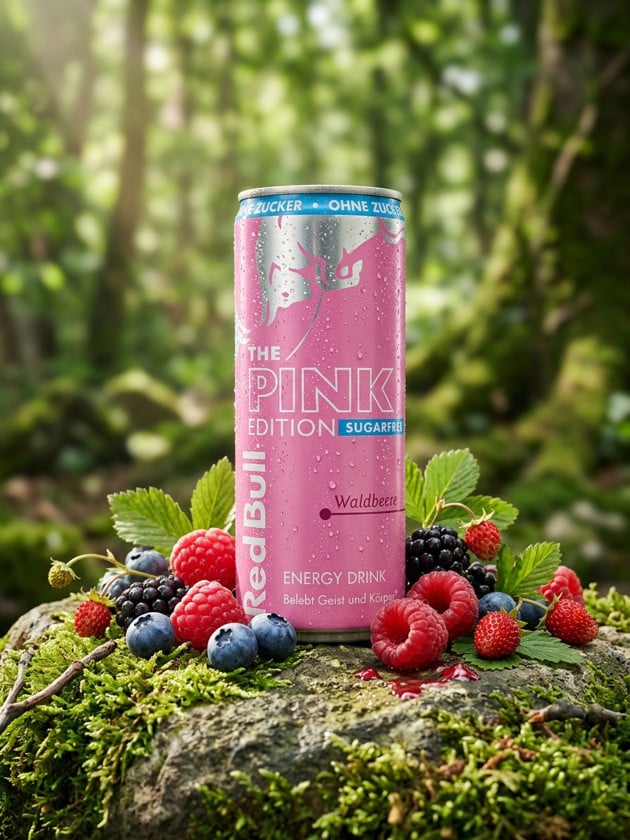 Enerji içkisi Red Bul Pink edition Sugarfree 250 ml