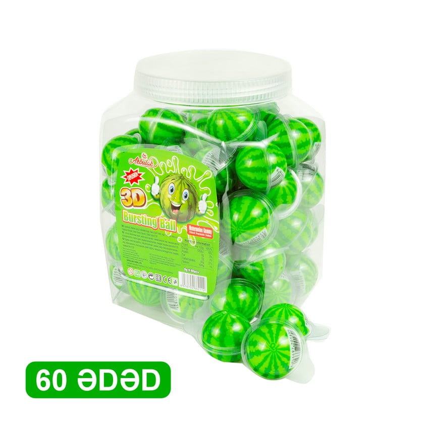 Jelebon Akbulak Watermelon Gummy, 60x8 q