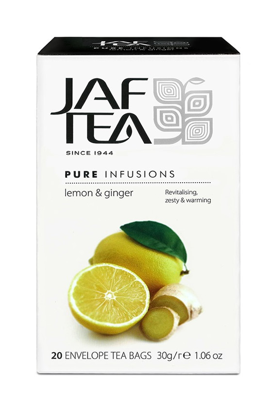 Paket çayı JAFTea Lemon&Ginger 20 əd x 1.5 q