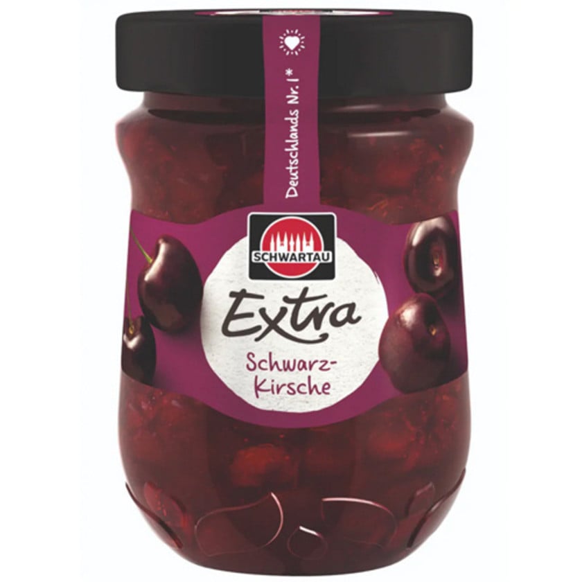 Mürəbbə Schwartau Extra Black Cherry, 340 q