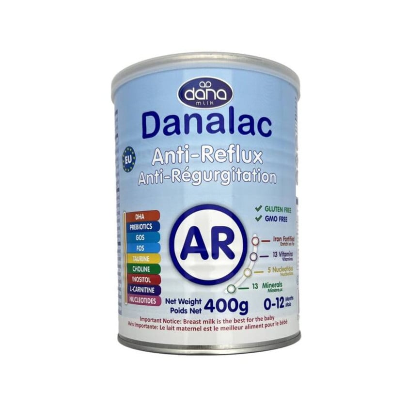 Uşaq quru südlü qarışıq anti-reflux DANALAC, 0-12 ay, 400 q