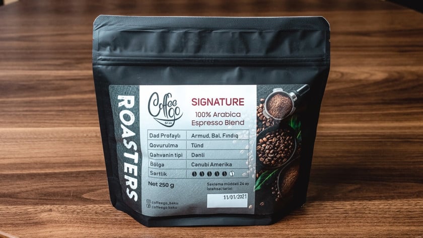 Qəhvə dənələri Coffeeego Signature, 250 q