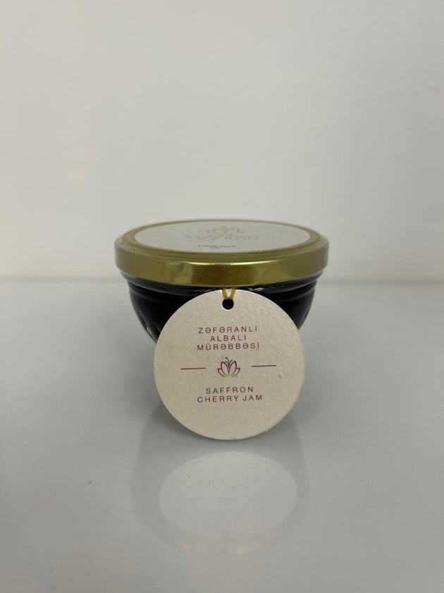 Zəfəranlı albalı mürəbbəsi, 125 q