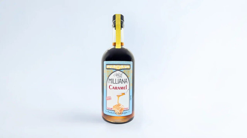Sirop Milliana Karamel Şəkərsiz 700 ml