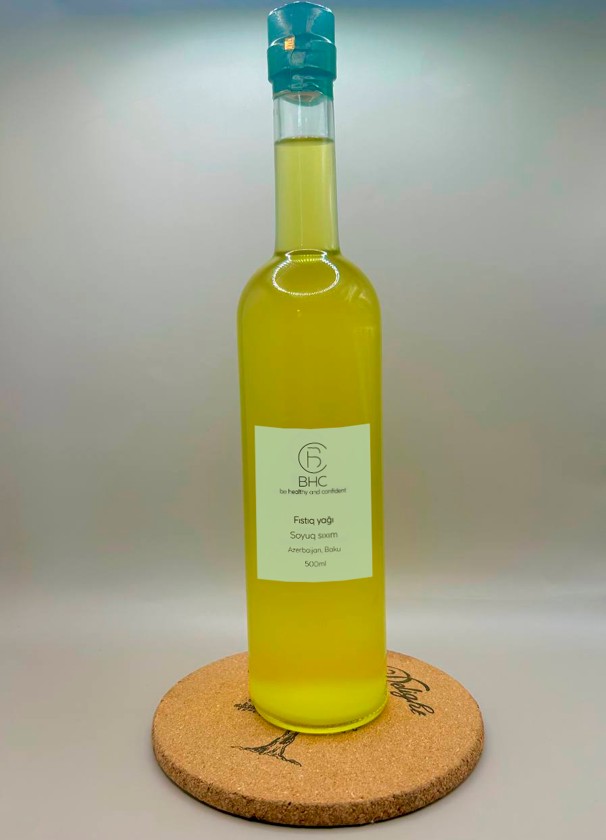 Fıstıq yağı BHC, soyuq sıxım, 500 ml