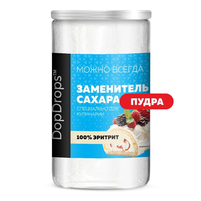 Şəkər əvəzedicisi DopDrops Пудра, 700 q