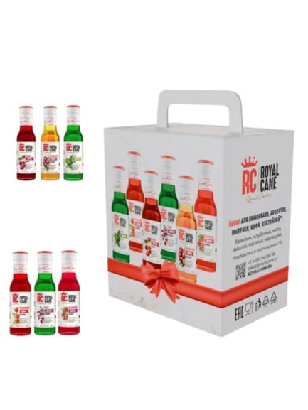 Sirop dəsti Royal Cane, 6 əd x 100 ml