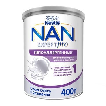 Quru südlü qarışıq yenidoğulan üçün Nan 1 Expert Pro, 400 g