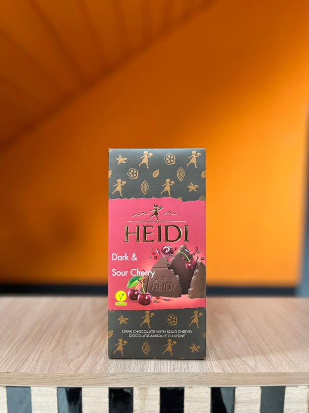 Albalı şokolad plitakası Heidi, 80 q