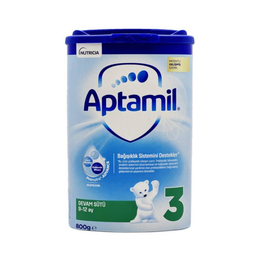 Quru südlü qatışıq Aptamil 9-12 ay, 800 q - 121-11141