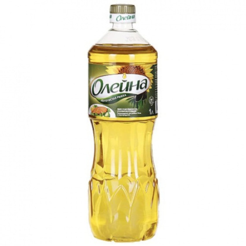 Günəbaxan yağı zeytun yağı əlavəsi ilə Олейна, 1 l