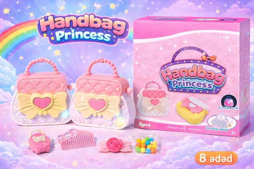 Konfetlər Carilo Handbag Princess, 5 q, 8 əd