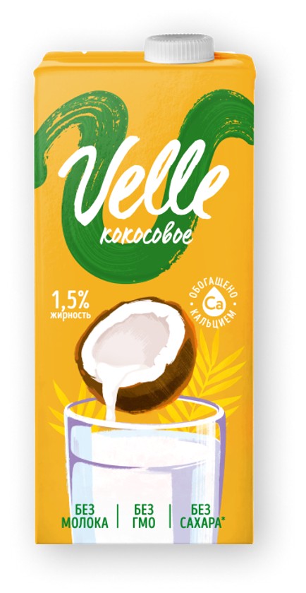Kokos südü Velle Barista 1.5% yağlılıq, 1 l