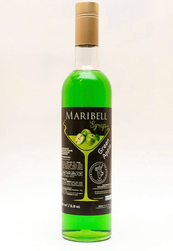 Sirop Maribell Yaşıl alma, 700 ml