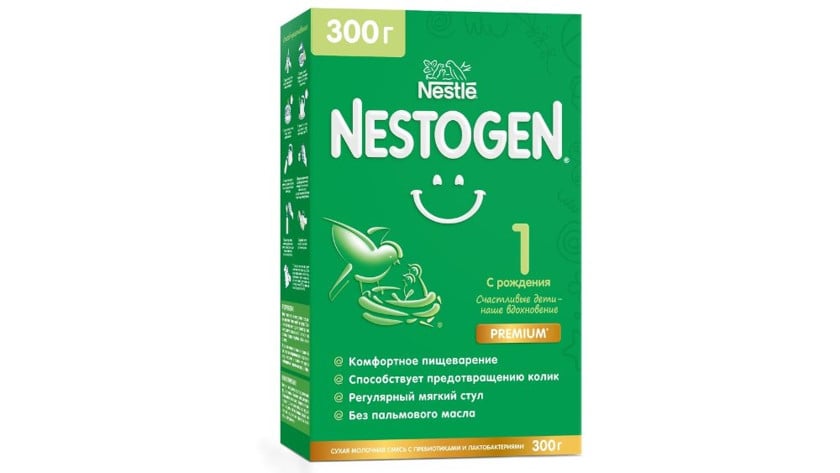 Quru südlü qatışıq Nestogen 1, doğuşdan, 300 qr - 68539