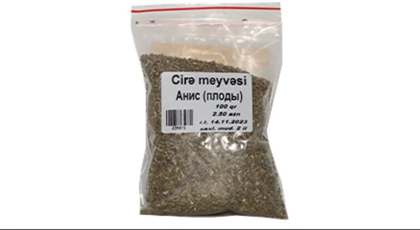 Cirə meyvəsi, 100 q