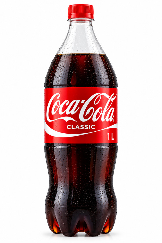 Qazlı içki Coca-Cola, Alkoqolsuz, 1 L