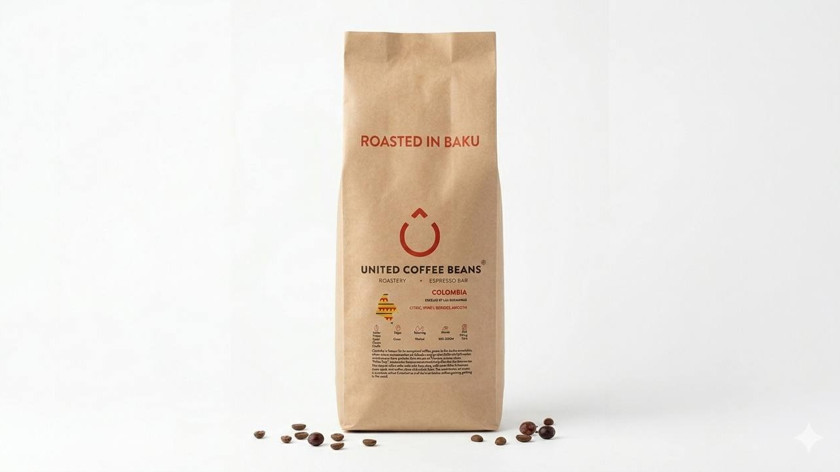 Qəhvə United Coffee Beans Colombia 1 kg