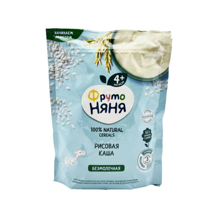 Südsüz düyü sıyıq Fruto Nyana, 4 aydan, 200 q