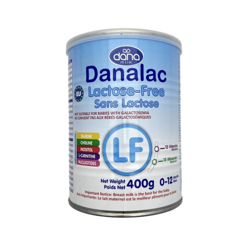 Uşaq quru süd qarışığı laktozasız DANALAC, 0-12 ay, 400 q