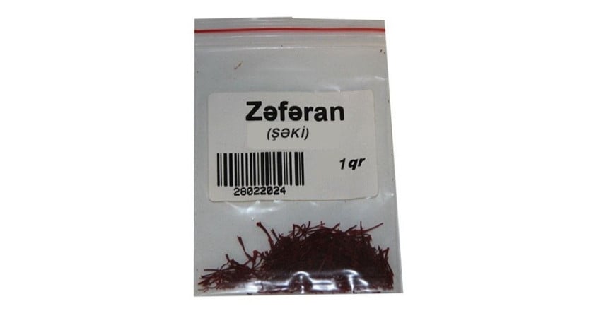 Zəfəran Şəki, 1 q