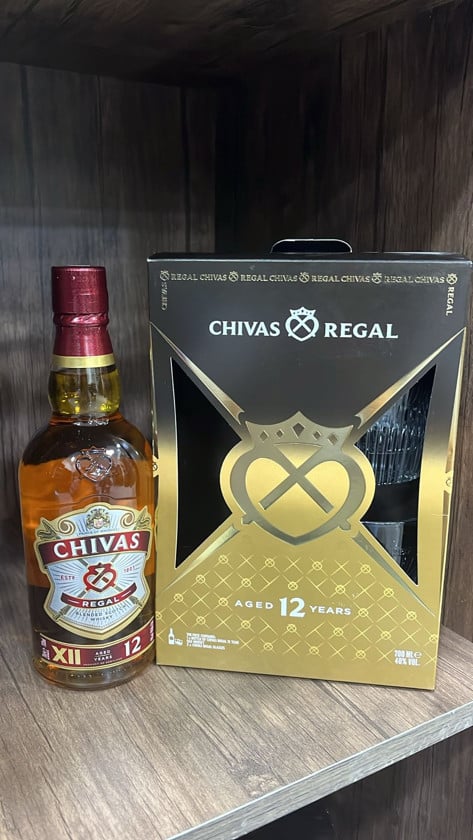 Chivas Regal XII 700ml hediyyelik dest