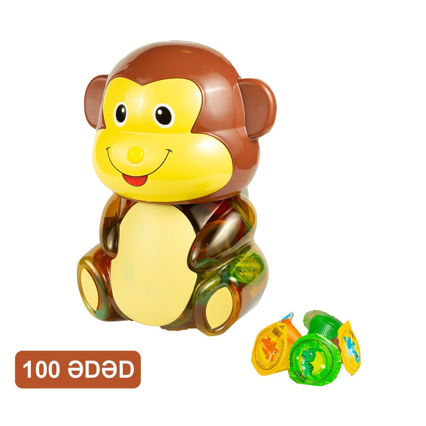 Jele konfetlər Akbulak Panda Monkey, 13 qr, 100 əd