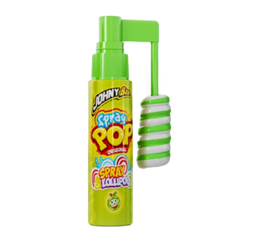 Sprey-lollipop Johny Bee Green Apple, 25 q