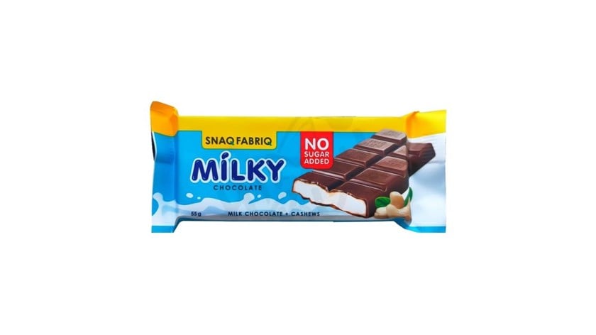 Şokolad Snaq Fabriq Milky Cashews, 55 q