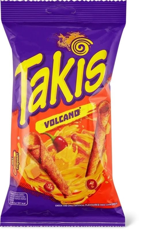 Çips Takis Volcano, 90 q