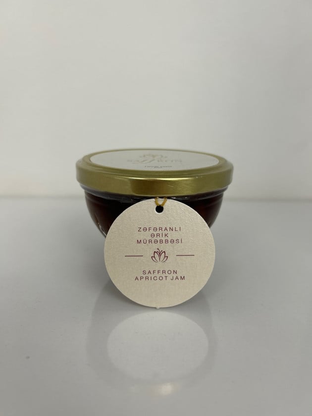 Zəfəranlı ərik mürəbbəsi, 125 q