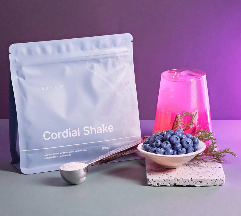 Kokteyl üçün quru baza Osnova Tech Cordial Shake Tonic Qarağat