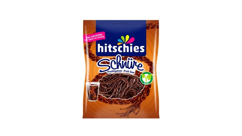 Jele konfetlər Hitschies Cola, 125 q