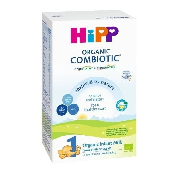 Quru südlü qatışıq Hipp Organic Combiotic 1, yenidoğulan, 300 q