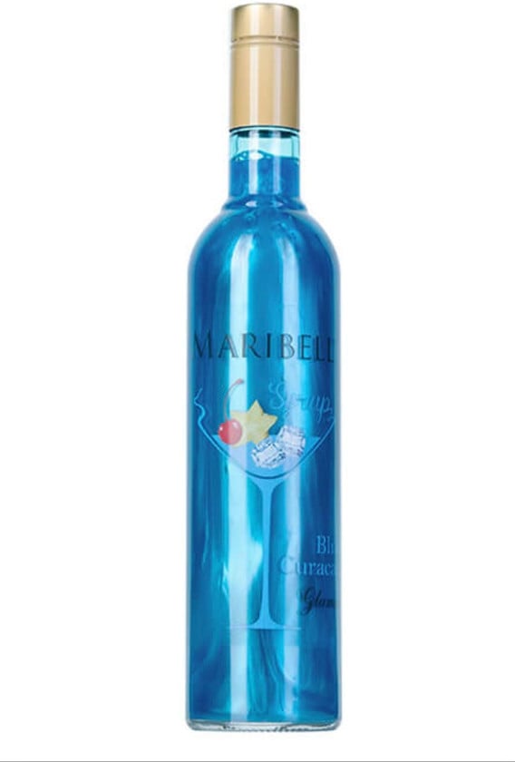 Sirop Maribell Göy Kuraçao Zərli, 700 ml