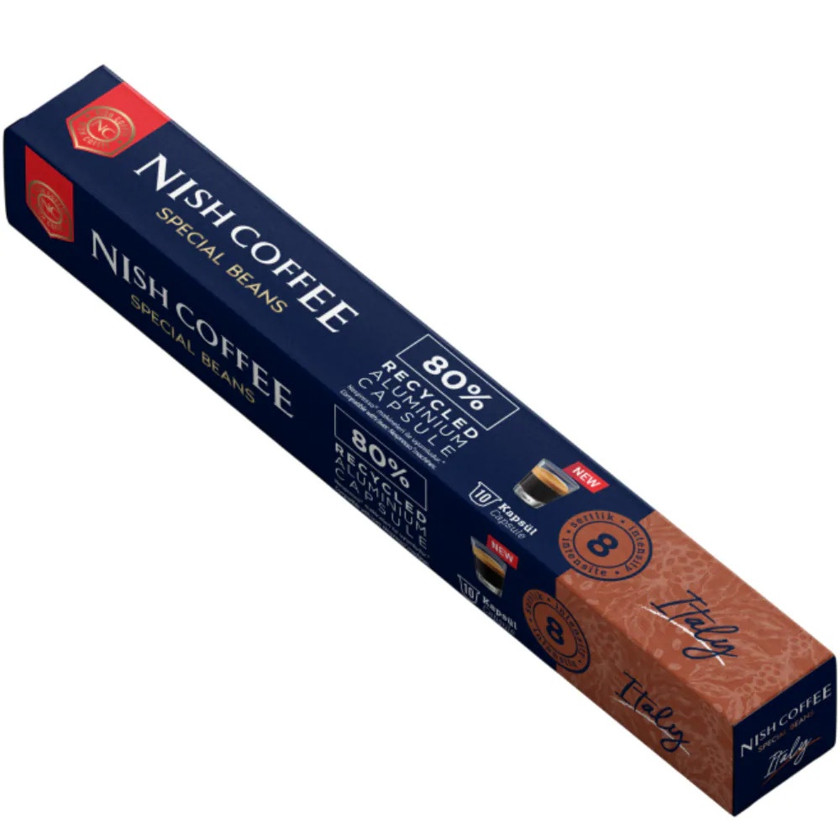 Qəhvəbişirən üçün kapsul Nish Nespresso Italy, 10 əd