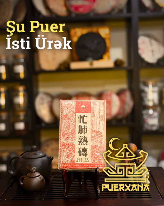 Çay Shu puer İsti Ürək 500 q, 12 əd