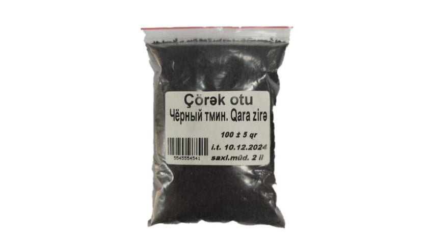 Qara çörəkotu toxumu 100 q