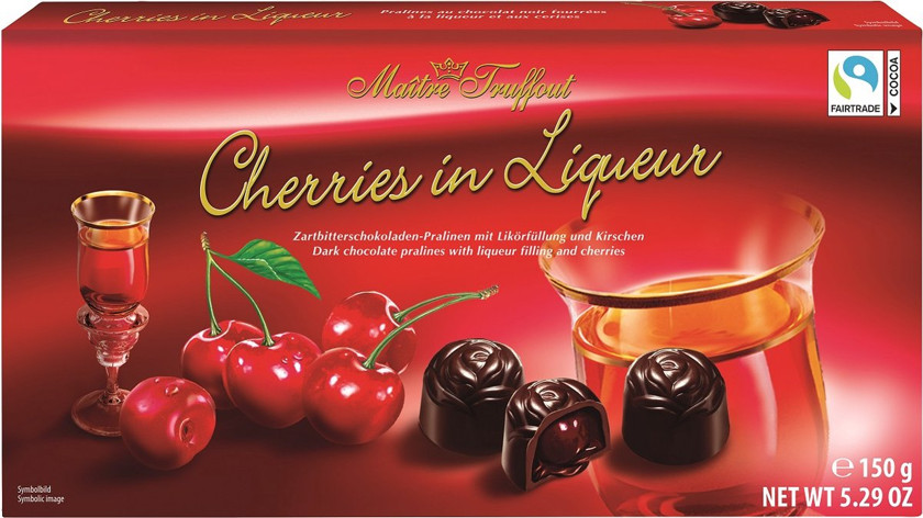 Şokolad Maitre Truffout Cherries in Liqueur 150 q
