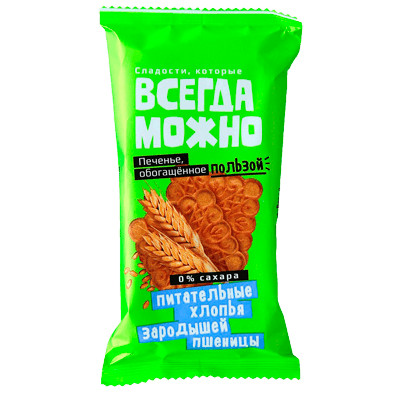 Peçenye şəkərsiz Всегда Можно, 60 q
